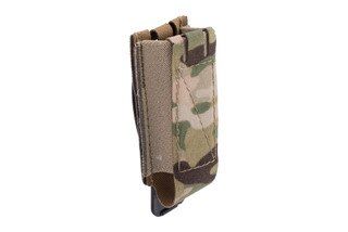 High Speed Gear Elastic Pistol Mag Pouch MOLLE has a multicam pattern.